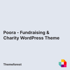 Poora - Fundraising & Charity WordPress Theme