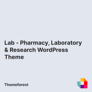 Lab - Pharmacy, Laboratory & Research WordPress Theme