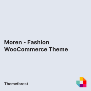 Moren - Fashion WooCommerce Theme
