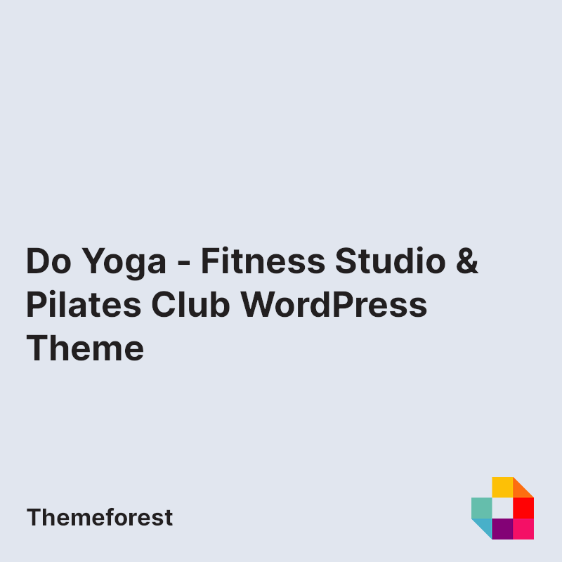 Do Yoga - Fitness Studio & Pilates Club WordPress Theme
