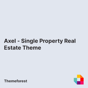 Axel - Single Property Real Estate Theme