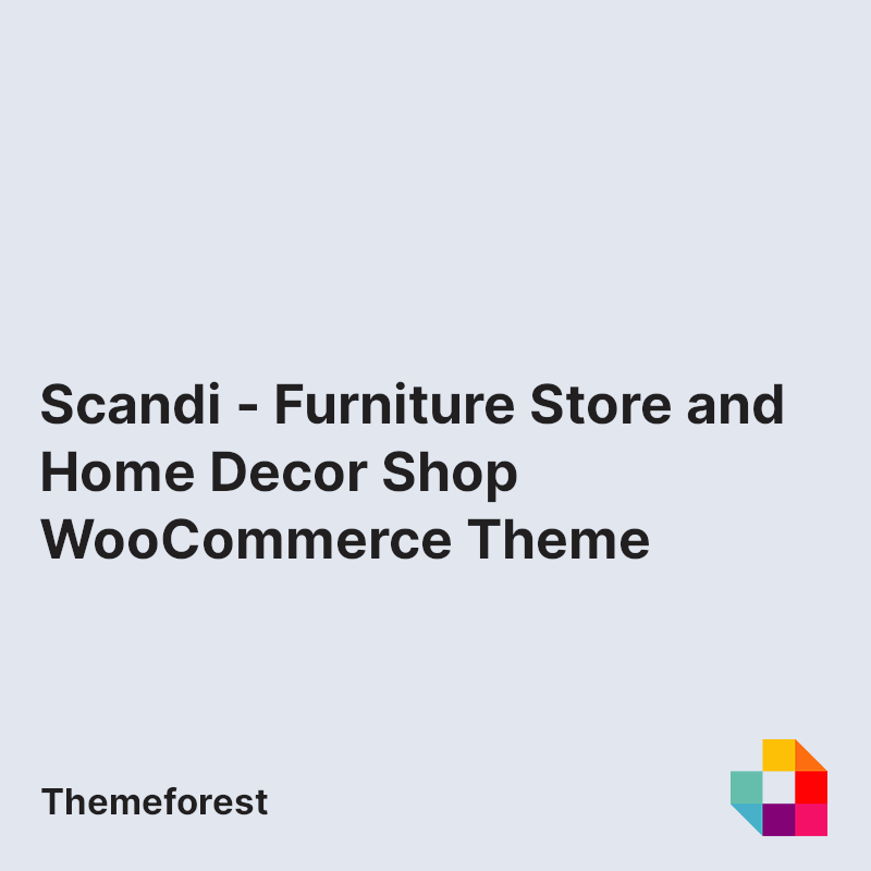 Scandi - Furniture Store and Home Decor Shop WooCommerce Theme