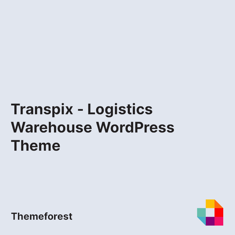 Transpix - Logistics Warehouse WordPress Theme