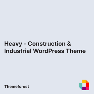 Heavy - Construction & Industrial WordPress Theme