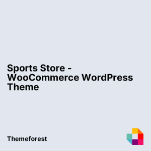 Sports Store - WooCommerce WordPress Theme
