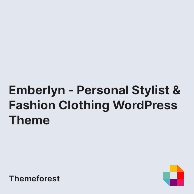 Emberlyn - Personal Stylist & Fashion Clothing WordPress Theme