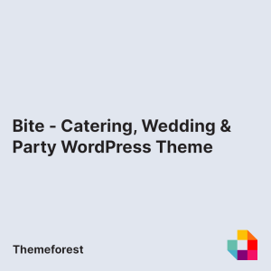 Bite - Catering, Wedding & Party WordPress Theme
