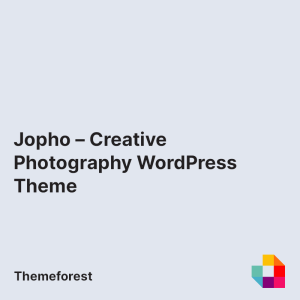 Jopho – Creative Photography WordPress Theme