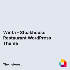 Winta - Steakhouse Restaurant WordPress Theme