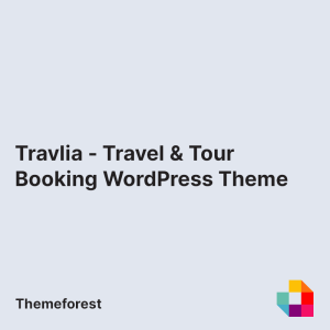 Travlia - Travel & Tour Booking WordPress Theme
