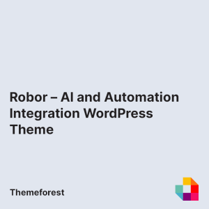 Robor – AI and Automation Integration WordPress Theme