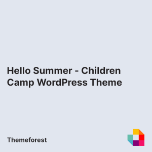 Hello Summer - Children Camp WordPress Theme