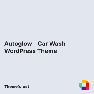 Autoglow - Car Wash WordPress Theme