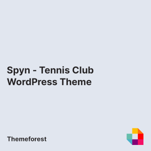Spyn - Tennis Club WordPress Theme