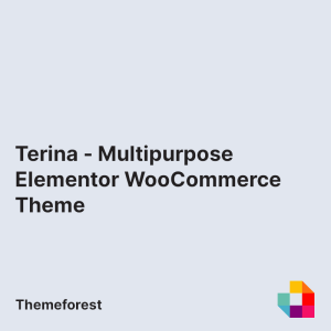 Terina - Multipurpose Elementor WooCommerce Theme