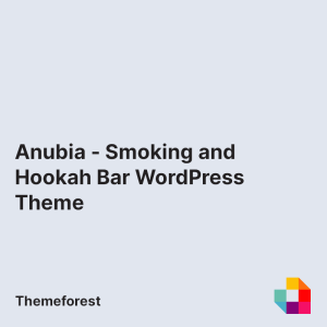 Anubia - Smoking and Hookah Bar WordPress Theme