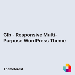 Glb - Responsive Multi-Purpose WordPress Theme
