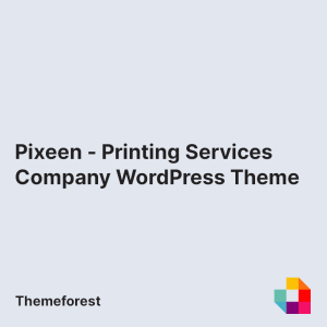 Pixeen - Printing Services Company WordPress Theme