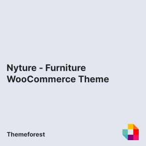 Nyture - Furniture WooCommerce Theme