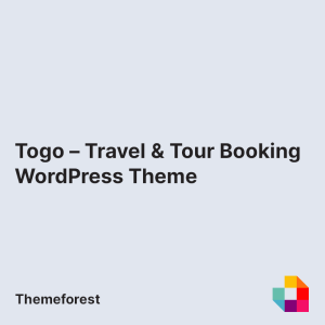 Togo – Travel & Tour Booking WordPress Theme