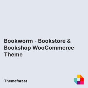 Bookworm - Bookstore & Bookshop WooCommerce Theme