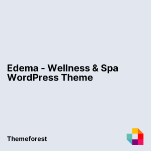 Edema - Wellness & Spa WordPress Theme