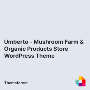 Umberto - Mushroom Farm & Organic Products Store WordPress Theme