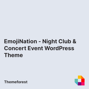 EmojiNation - Night Club & Concert Event WordPress Theme