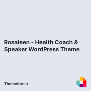 Rosaleen - Health Coach & Speaker WordPress Theme