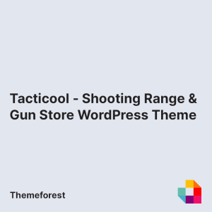 Tacticool - Shooting Range & Gun Store WordPress Theme