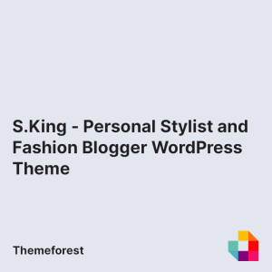 S.King - Personal Stylist and Fashion Blogger WordPress Theme