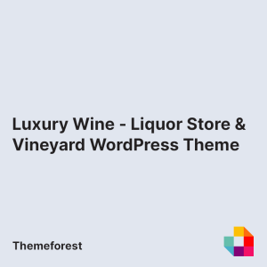 Luxury Wine - Liquor Store & Vineyard WordPress Theme