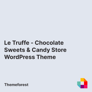 Le Truffe - Chocolate Sweets & Candy Store WordPress Theme