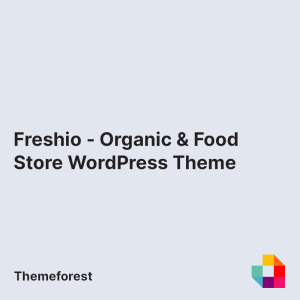 Freshio - Organic & Food Store WordPress Theme