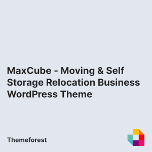 MaxCube - Moving & Self Storage Relocation Business WordPress Theme
