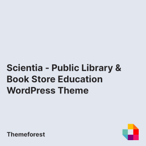 Scientia - Public Library & Book Store Education WordPress Theme