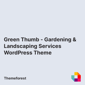 Green Thumb - Gardening & Landscaping Services WordPress Theme