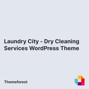 Laundry City - Dry Cleaning Services WordPress Theme