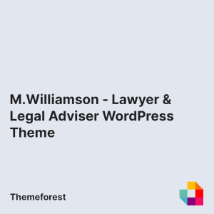 M.Williamson - Lawyer & Legal Adviser WordPress Theme