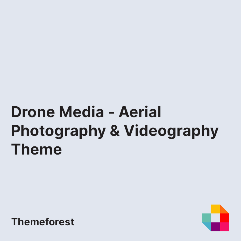 Drone Media - Aerial Photography & Videography Theme