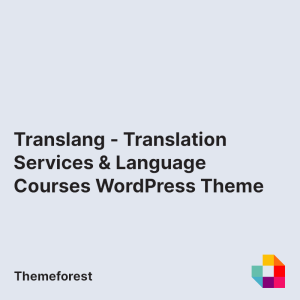 Translang - Translation Services & Language Courses WordPress Theme