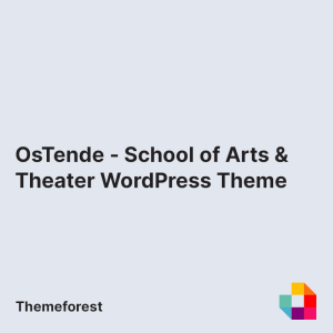 OsTende - School of Arts & Theater WordPress Theme