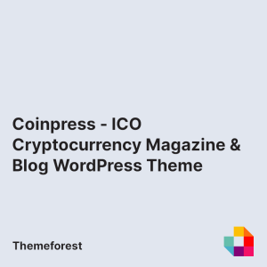 Coinpress - ICO Cryptocurrency Magazine & Blog WordPress Theme