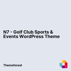 N7 - Golf Club Sports & Events WordPress Theme