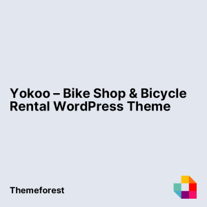 Yokoo - Bike Shop & Bicycle Rental WordPress Theme