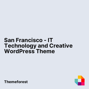 San Francisco - IT Technology and Creative WordPress Theme