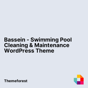 Bassein - Swimming Pool Cleaning & Maintenance WordPress Theme