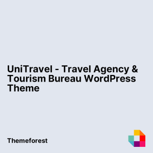 UniTravel - Travel Agency & Tourism Bureau WordPress Theme