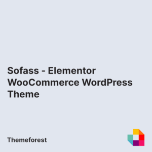 Sofass - Elementor WooCommerce WordPress Theme