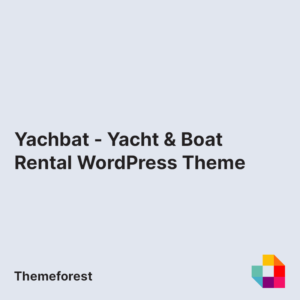 Yachbat - Yacht & Boat Rental WordPress Theme